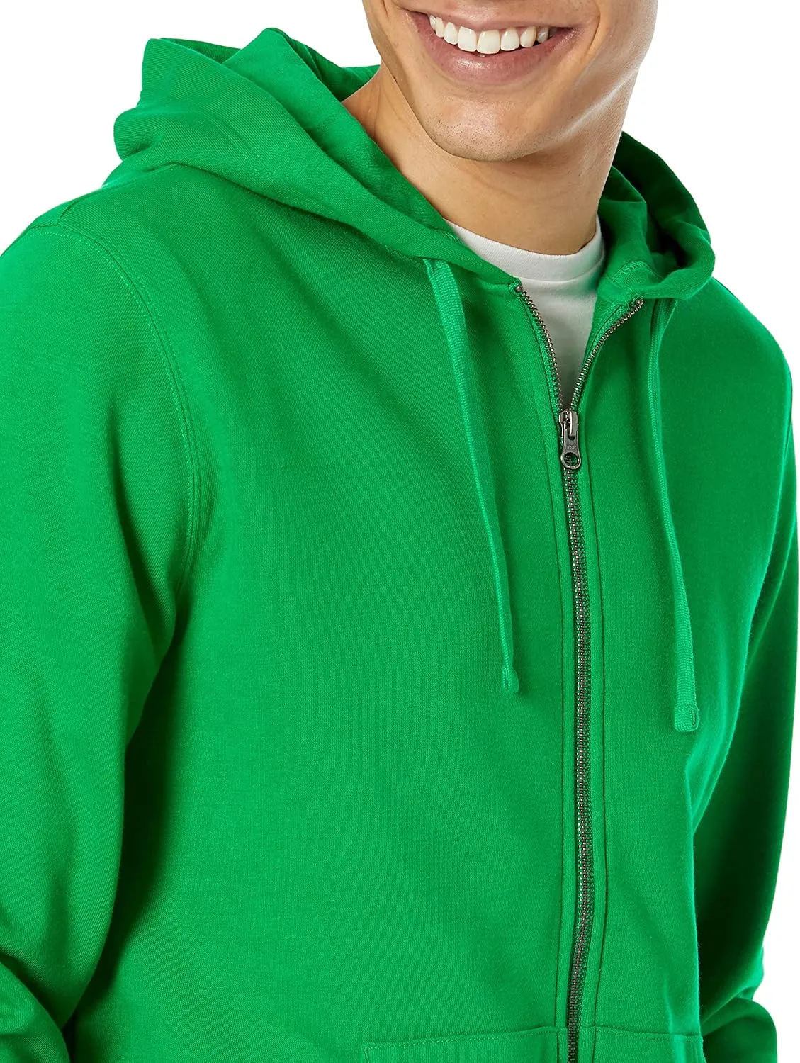 Amazon Essentials Men's Long-Sleeve French Terry Full-Zip Hoodie (Available in Big & Tall)
