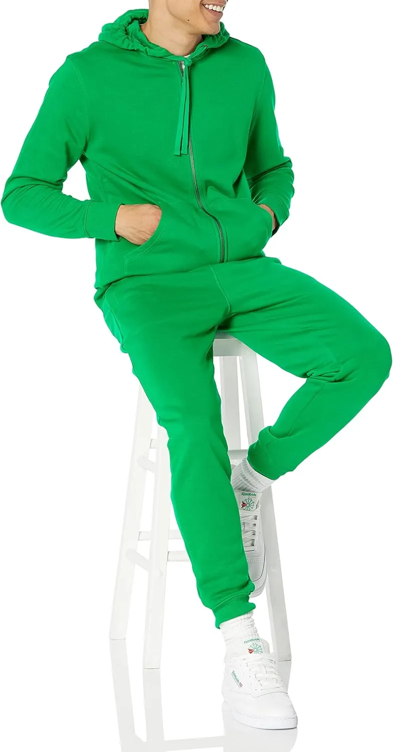 Amazon Essentials Men's Long-Sleeve French Terry Full-Zip Hoodie (Available in Big & Tall)