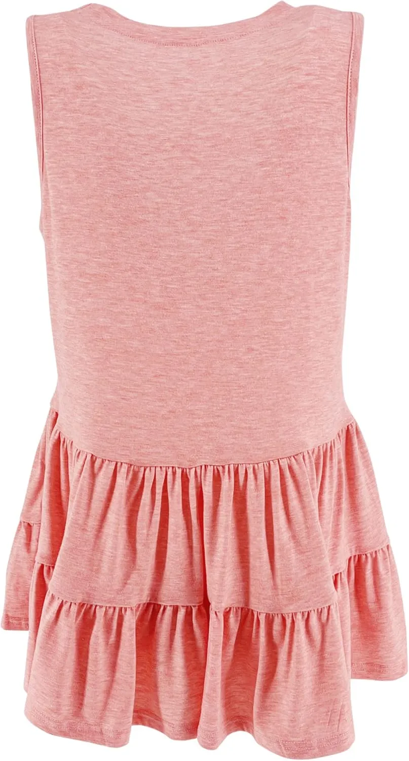 Bingerlily Women's Flowy Tank Tops Camis Sleeveless Crew Neck Casual Shirts Loose Fitting Blouses