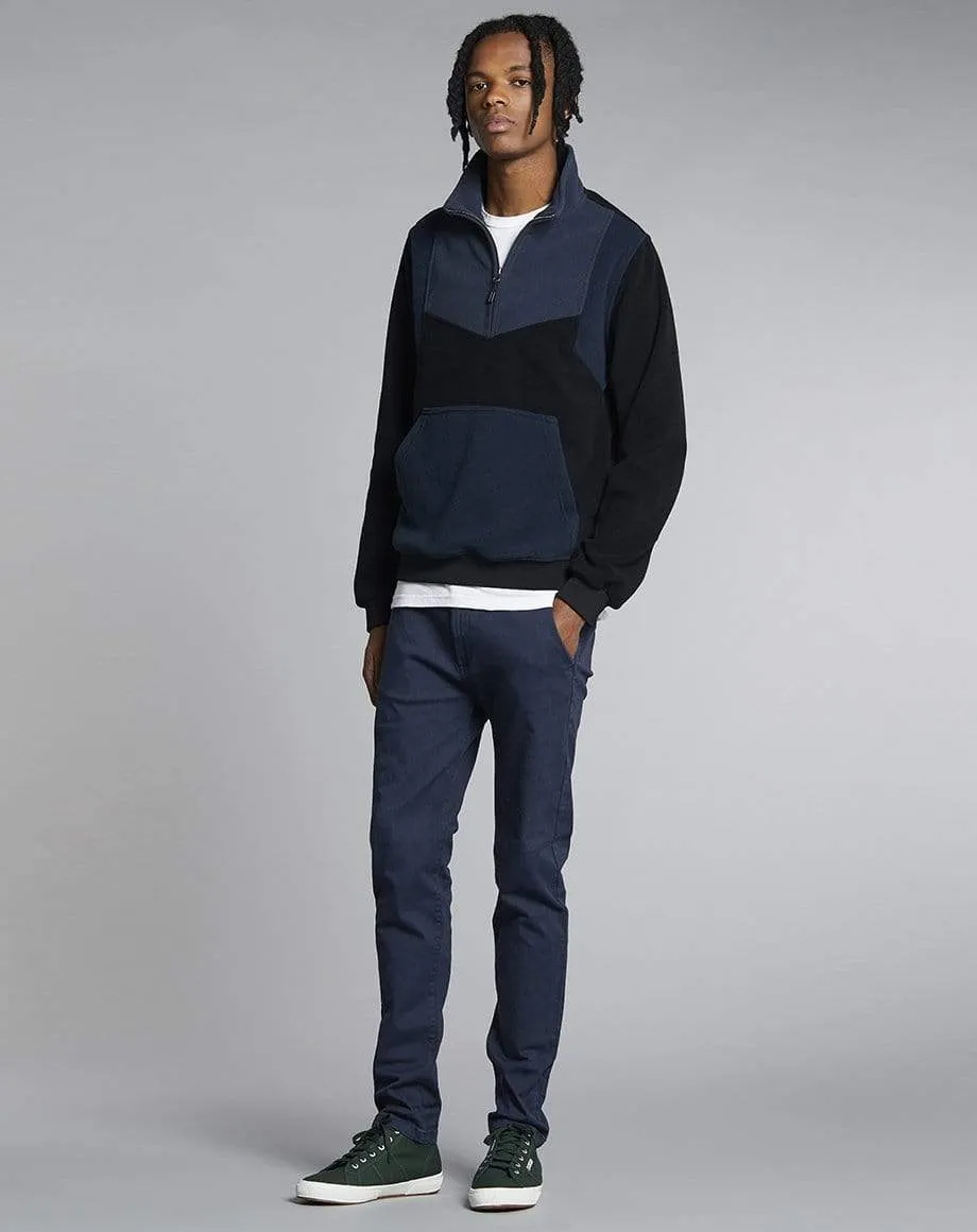 Bloto Mens Sweatshirt | Blue / Black