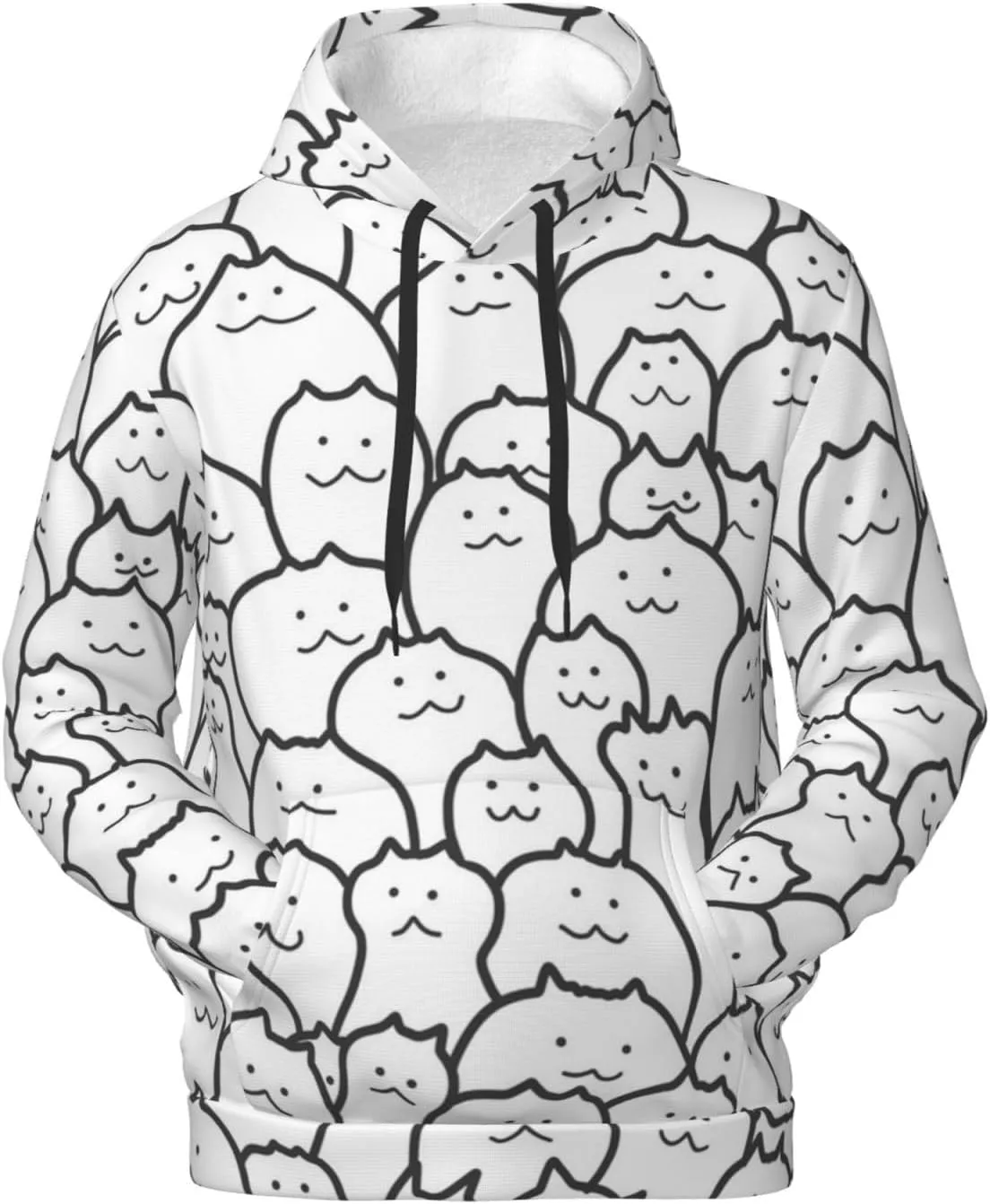 Cool Pullover Hoodie Sweatshirt for Men Women Athletic Hoodies with Pockets