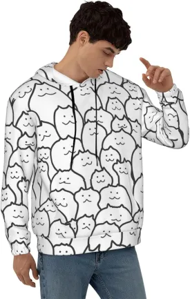 Cool Pullover Hoodie Sweatshirt for Men Women Athletic Hoodies with Pockets