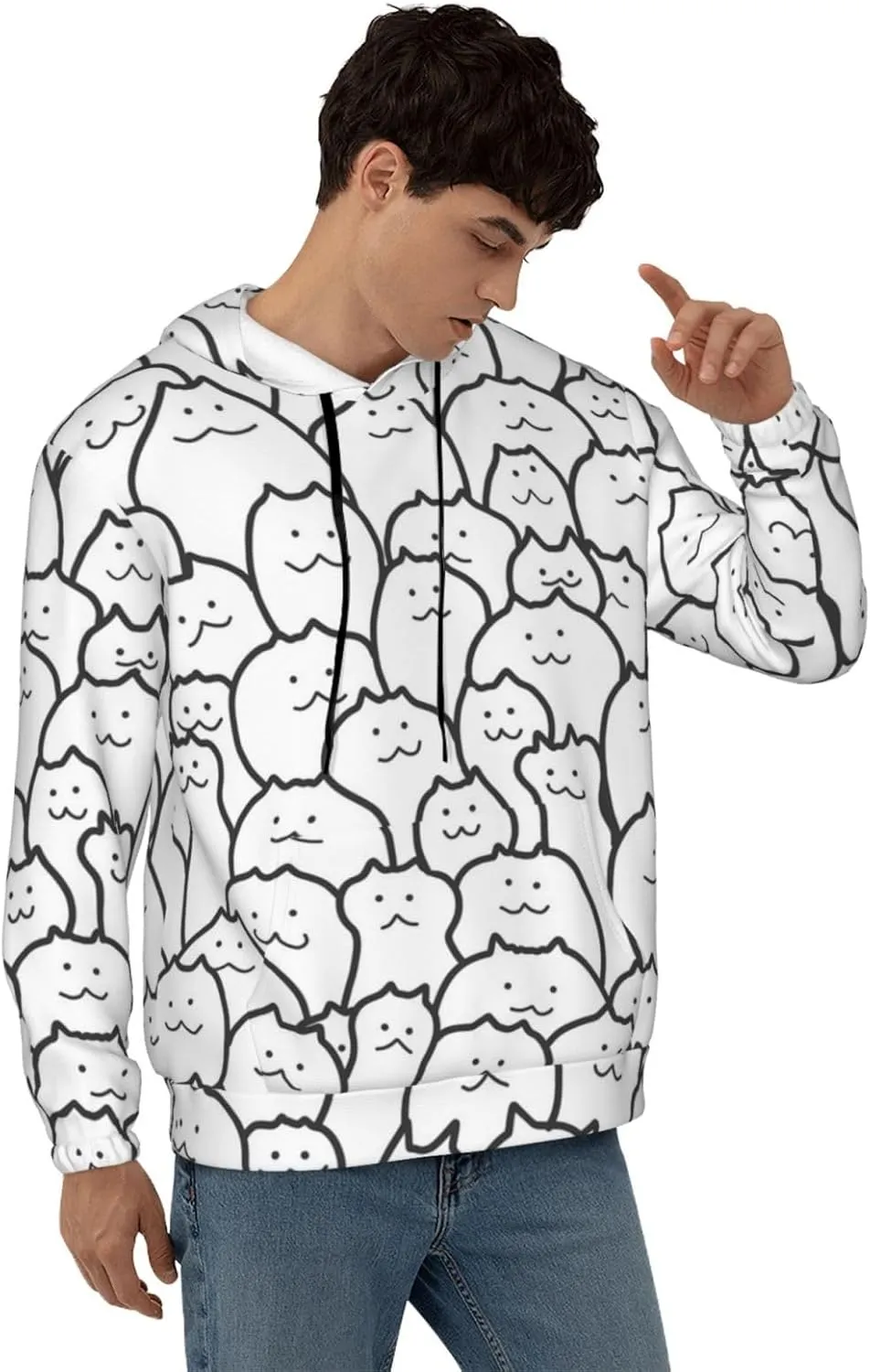 Cool Pullover Hoodie Sweatshirt for Men Women Athletic Hoodies with Pockets