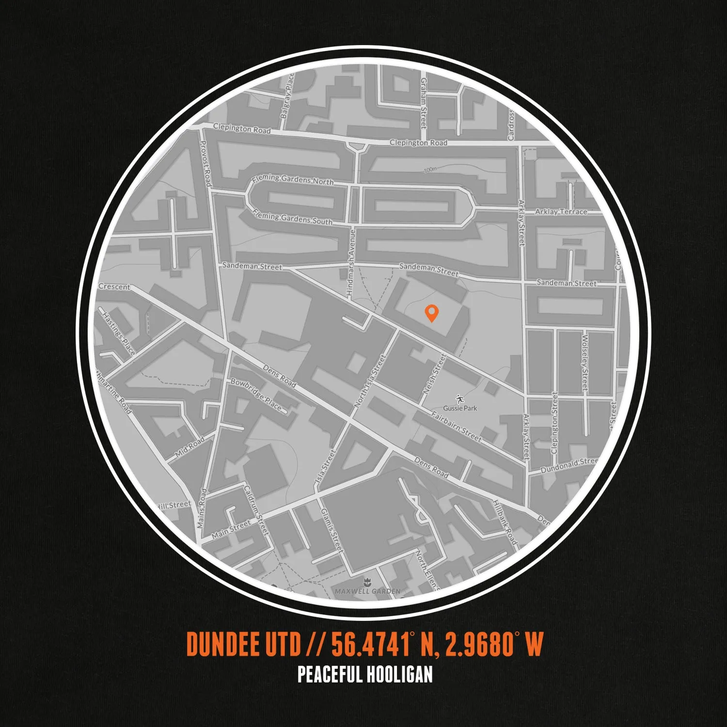 Dundee United Location Sweatshirt Black
