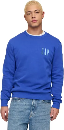 GAP Men's Logo Fleece Crew Sweatshirt