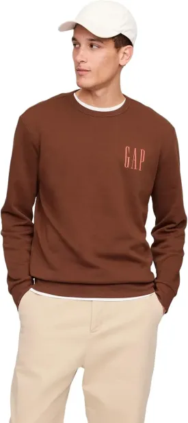GAP Men's Logo Fleece Crew Sweatshirt