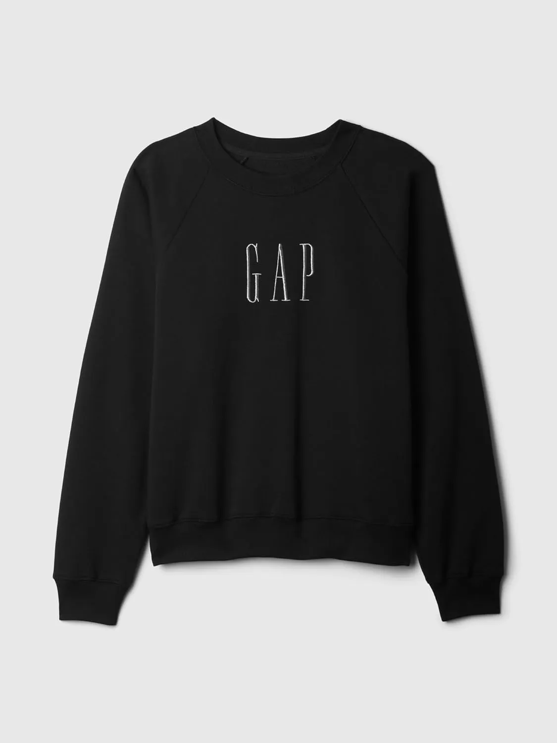 GAP Women's Logo Raglan Crewneck Sweatshirt
