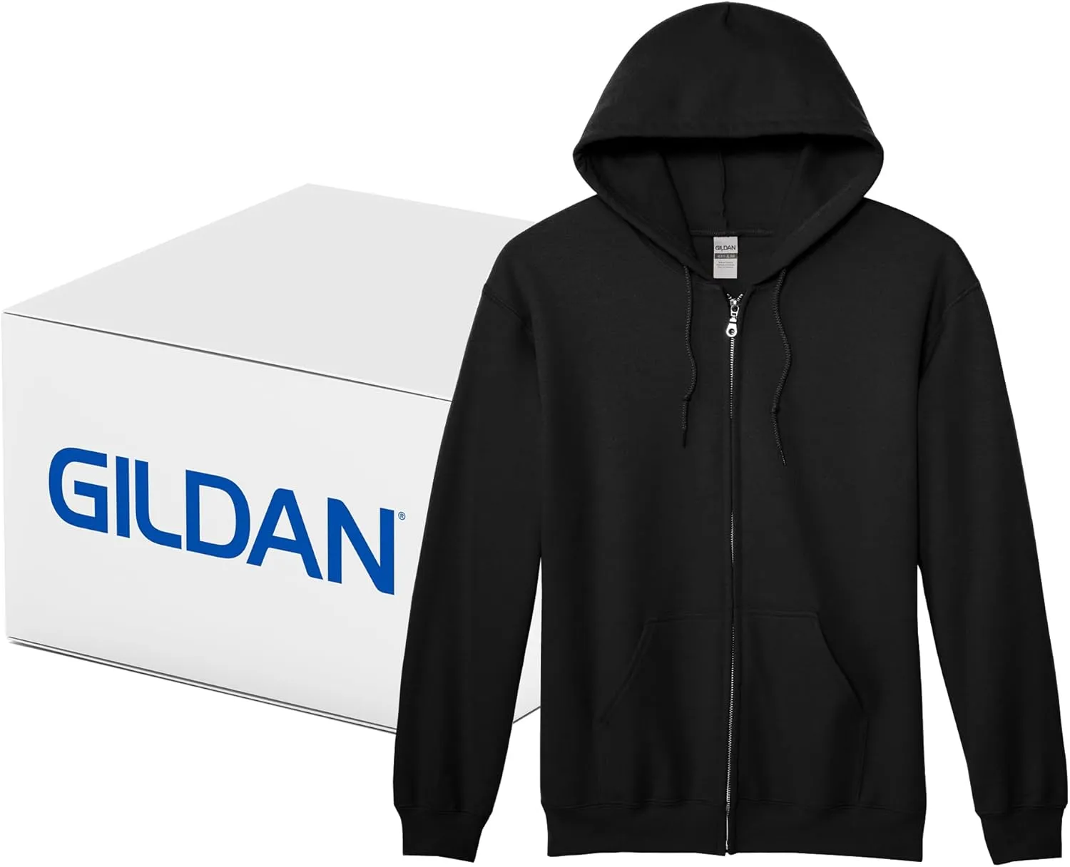 Gildan Men's Full Zip Hooded Sweatshirt