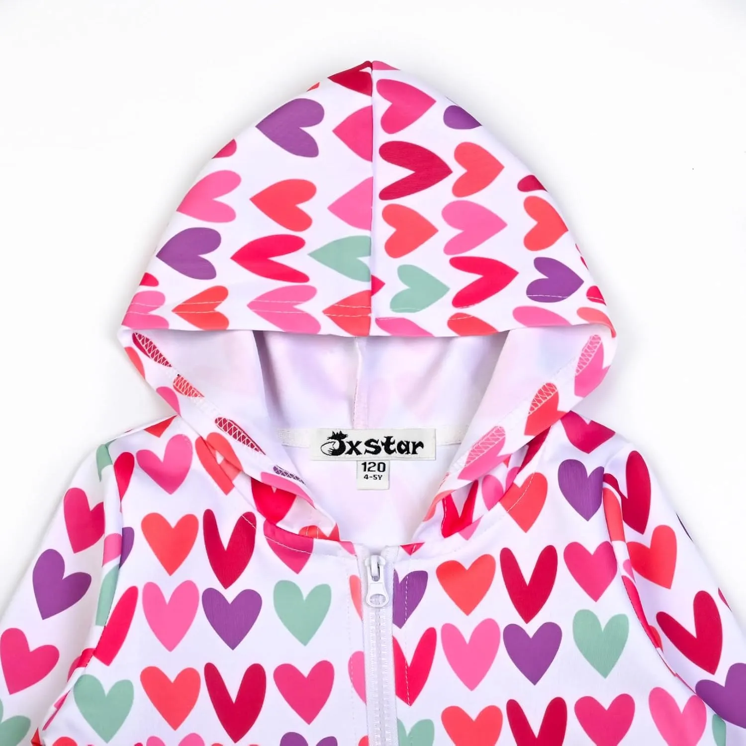 Girls Zip Up Hoodie Jacket Unicorn/Cat Sweatshirt with Pockets