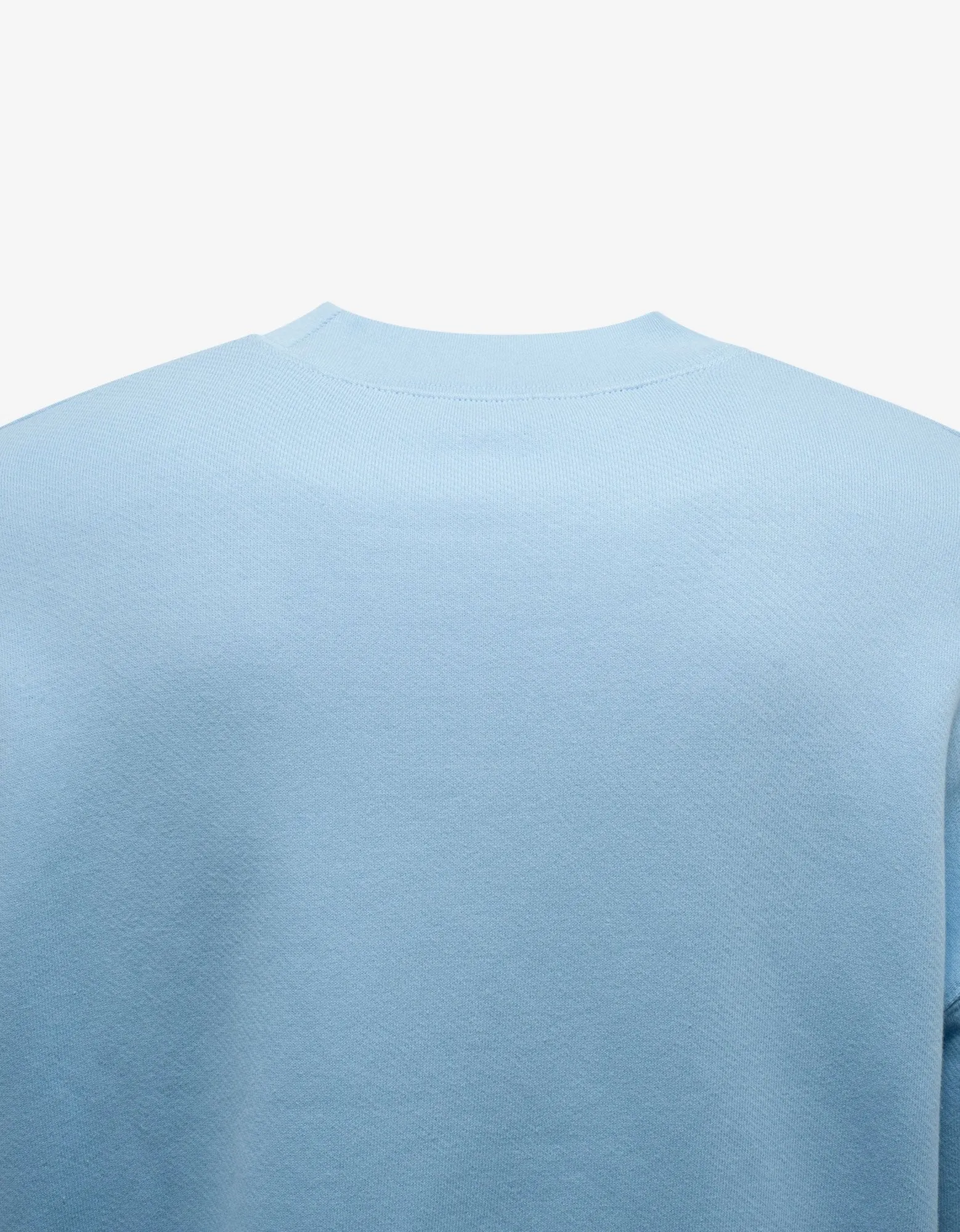 Light Blue Sunset Print Oversized Sweatshirt -