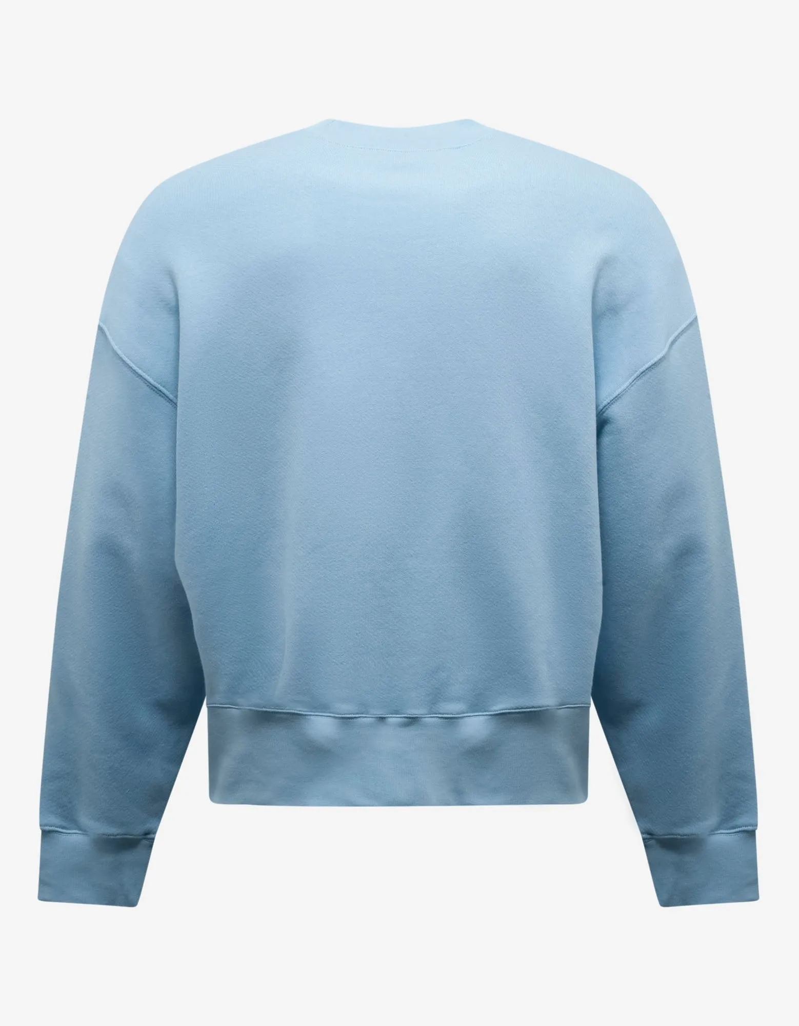 Light Blue Sunset Print Oversized Sweatshirt -