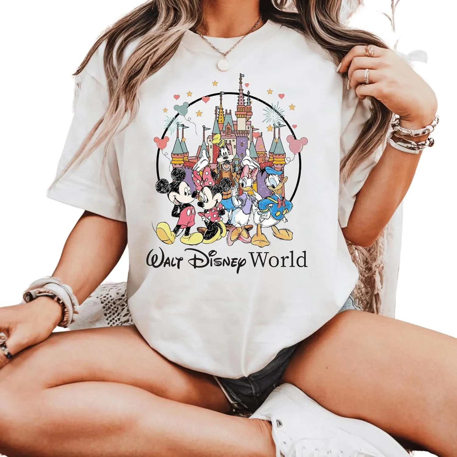 Magical Family Vacation Shirts  2025 Family Trip Matching Outfits for Park Adventures  Group Tees for Kids & Adults  Castle Inspired Travel Look - Mickey and Friends T-shirt