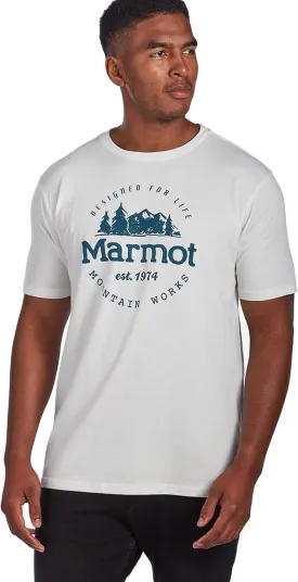 MARMOT Men's Logo T-Shirts - Printed Graphic on Cotton Tee
