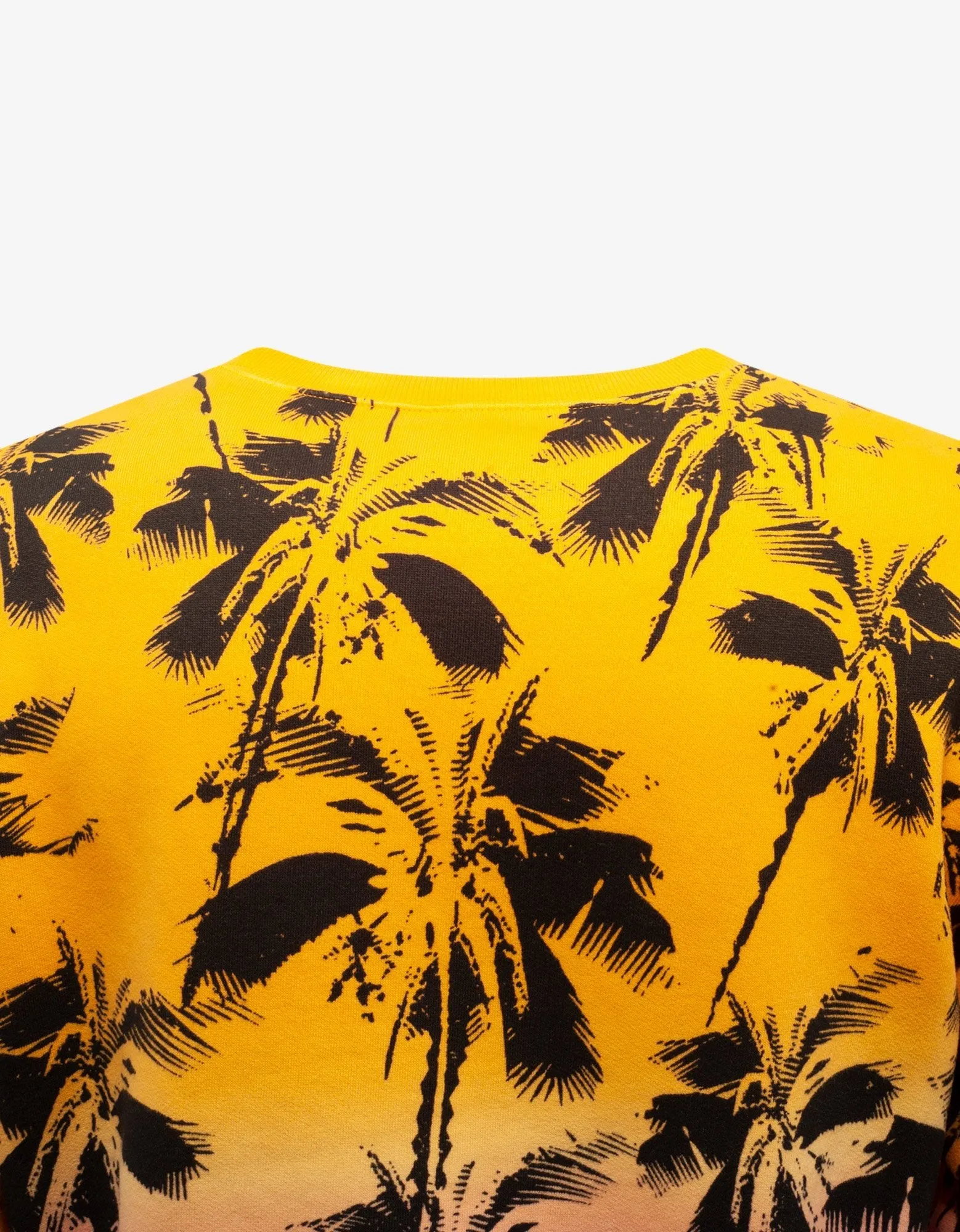 Multicolour Palm Trees Print Sweatshirt -