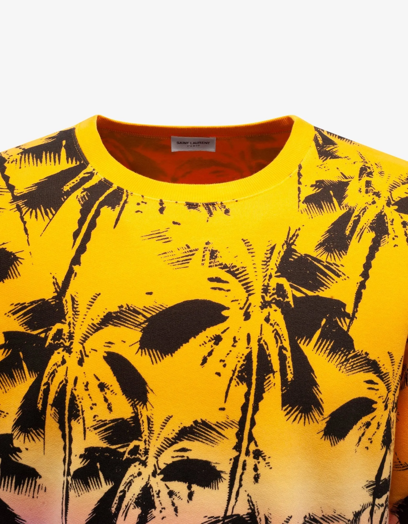 Multicolour Palm Trees Print Sweatshirt -