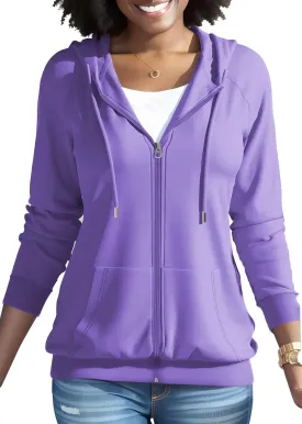 Nimsruc Zip Up Hoodies For Women Long Sleeve Casual