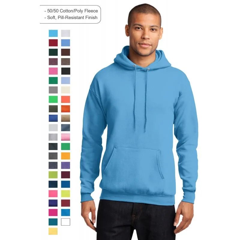 Port & Company® - Core Fleece Pullover Hooded Sweatshirt (Large/X-Large)