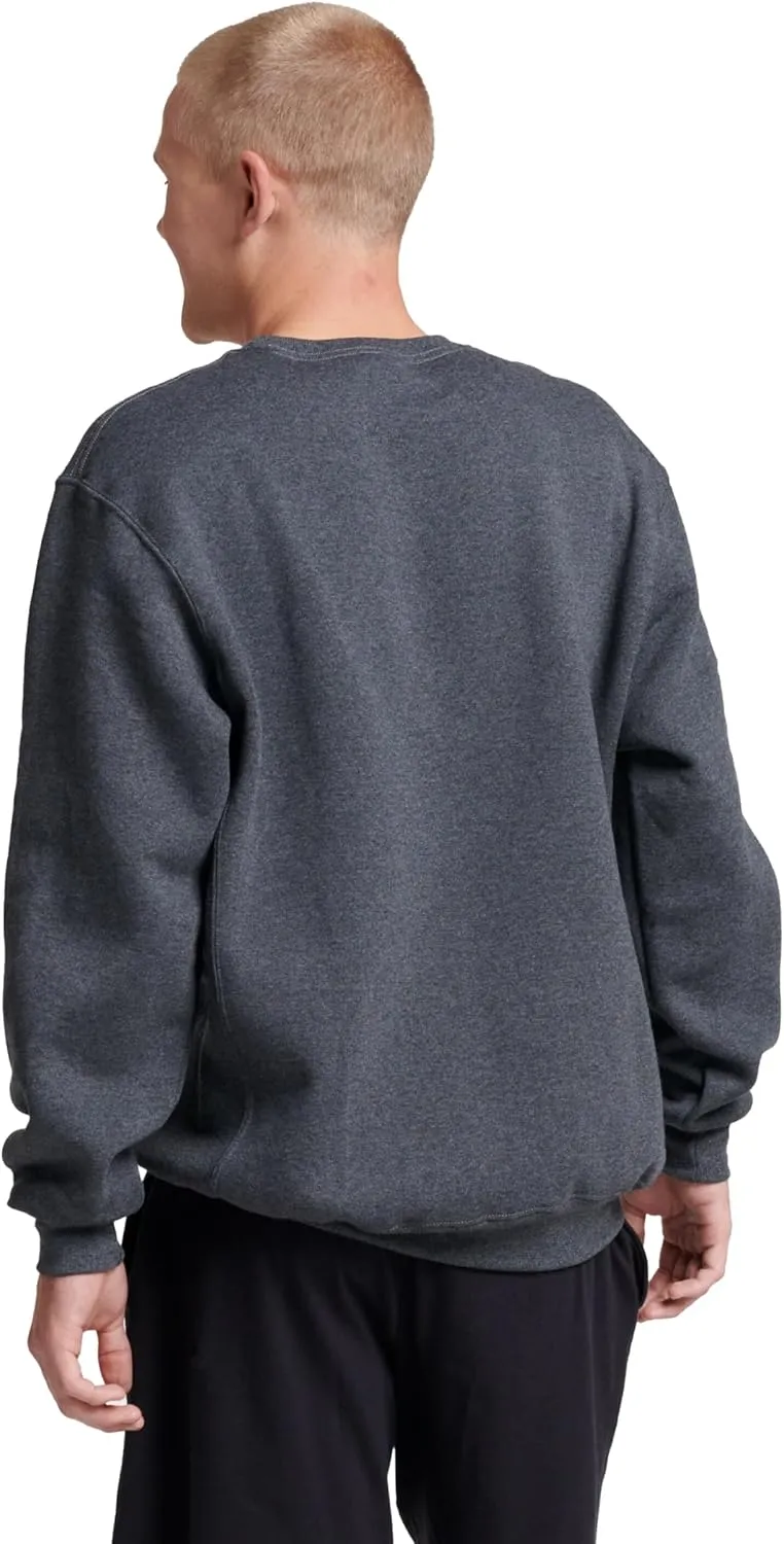 Russell Athletic Men's Dri-Power Fleece Sweatshirts, Moisture Wicking, Cotton Blend, Relaxed Fit, Sizes S-4x