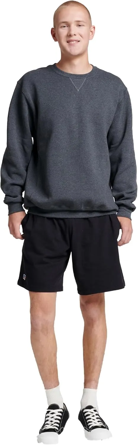 Russell Athletic Men's Dri-Power Fleece Sweatshirts, Moisture Wicking, Cotton Blend, Relaxed Fit, Sizes S-4x