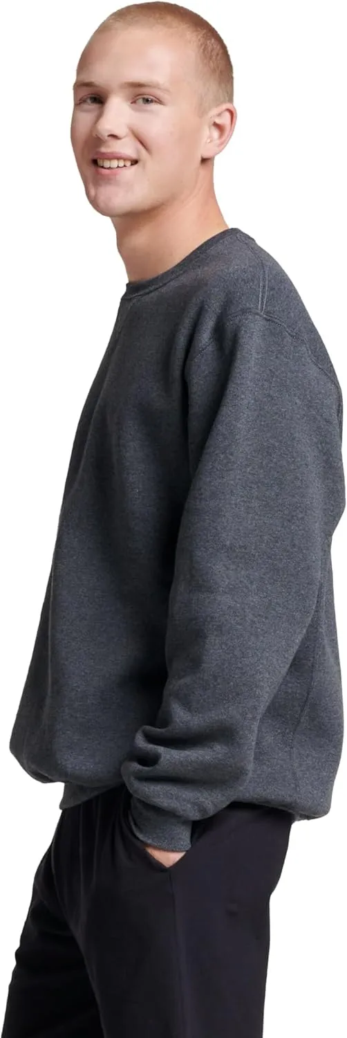 Russell Athletic Men's Dri-Power Fleece Sweatshirts, Moisture Wicking, Cotton Blend, Relaxed Fit, Sizes S-4x