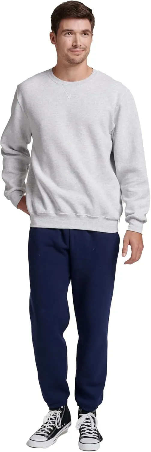 Russell Athletic Men's Dri-Power Fleece Sweatshirts, Moisture Wicking, Cotton Blend, Relaxed Fit, Sizes S-4x