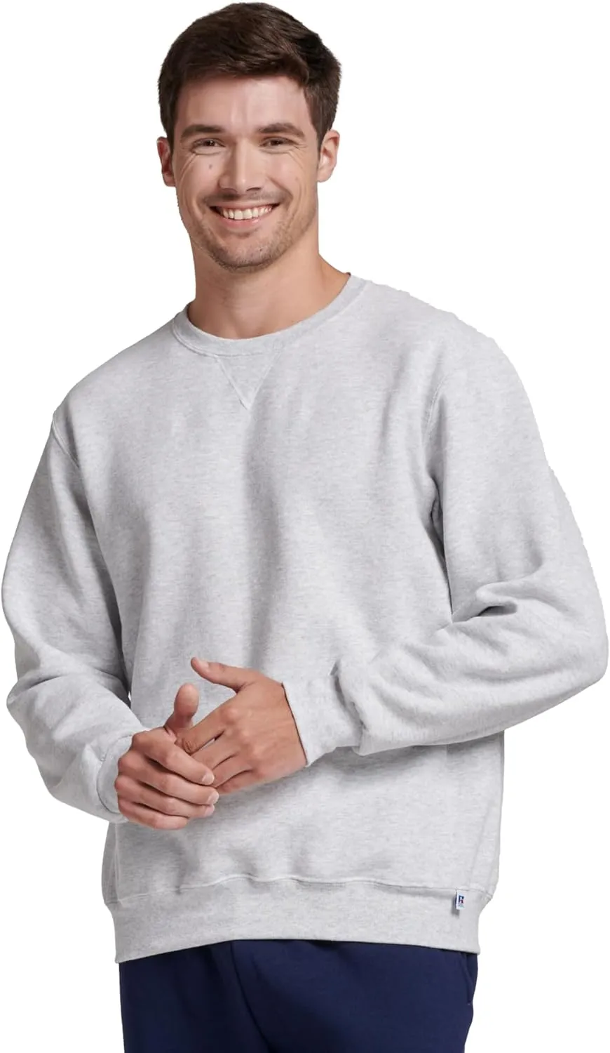Russell Athletic Men's Dri-Power Fleece Sweatshirts, Moisture Wicking, Cotton Blend, Relaxed Fit, Sizes S-4x