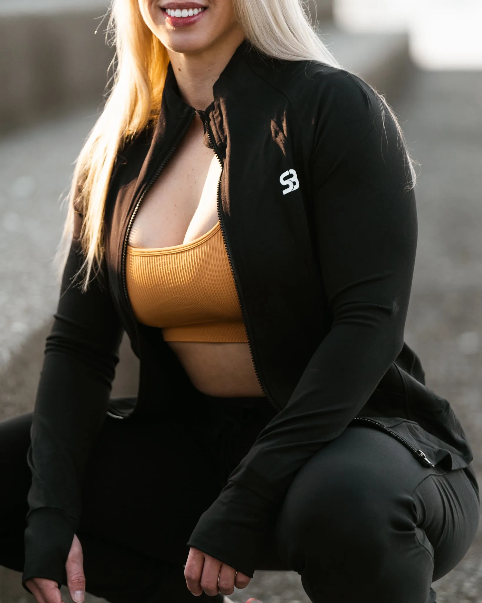 Silhouette Zip Up