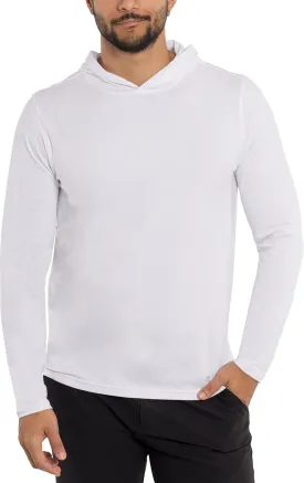 X RAY Men's Crewneck & Hooded Long Sleeve T-Shirt, 95% Cotton Stretch Slim Fit Basic Shirt for Men